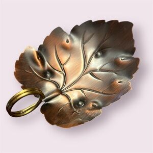 Copper Leaf Candle Holder 🍂 🕯️